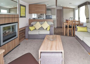 Living area - A modern and contemporary design and tasteful decor throughout. (Newquay)