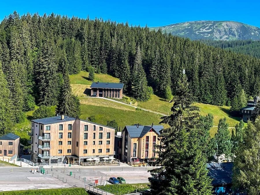 Vue depuis l’hébergement