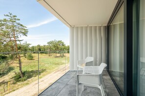 Monolocale, balcone, lato lago | Balcone