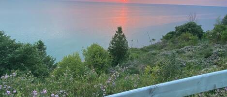 Blick von der Unterkunft