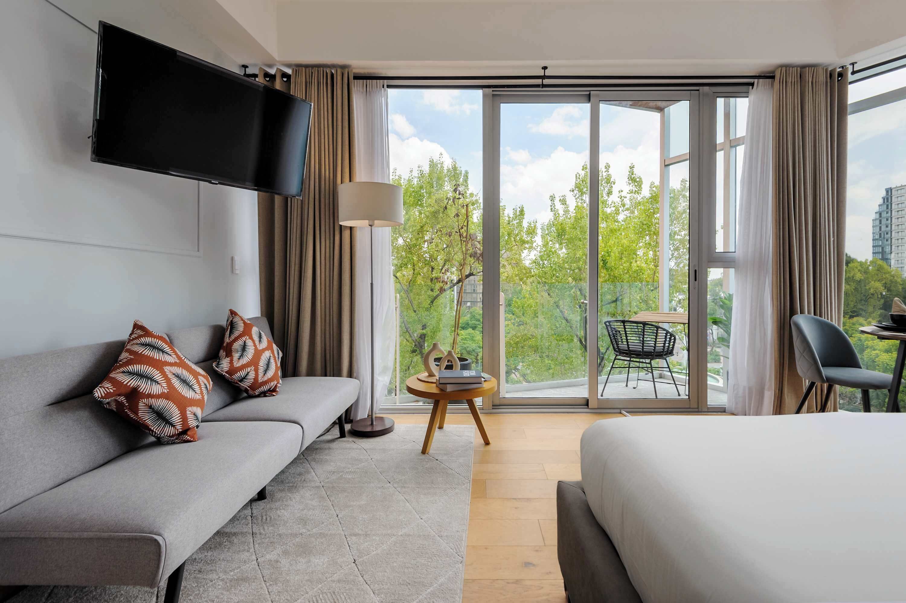 1 室のベッドルーム、WiFi、ベッドシーツ