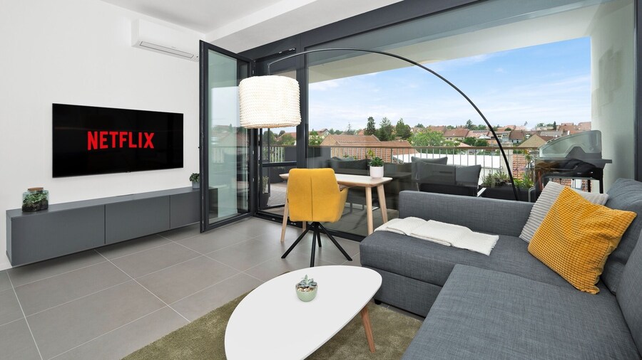 Fully equipped apartments with Terraces, Free garage parking, Netflix & AC - by Apartmány Šlapanice cz