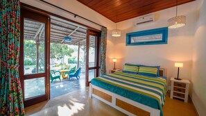 Vila Keluarga, pemandangan pantai | 4 kamar tidur, meja kerja, dan Wi-Fi gratis