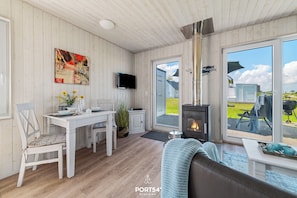 Fernseher, Kamin