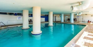 Indoor pool, outdoor pool - Oceanfront 3bed 3bath condo! 19th floor. Amazing views indoor & outdoor pools (Myrtle Beach)