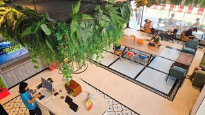 Sala de estar en el lobby