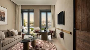 Minibar, in-room safe, blackout drapes, soundproofing