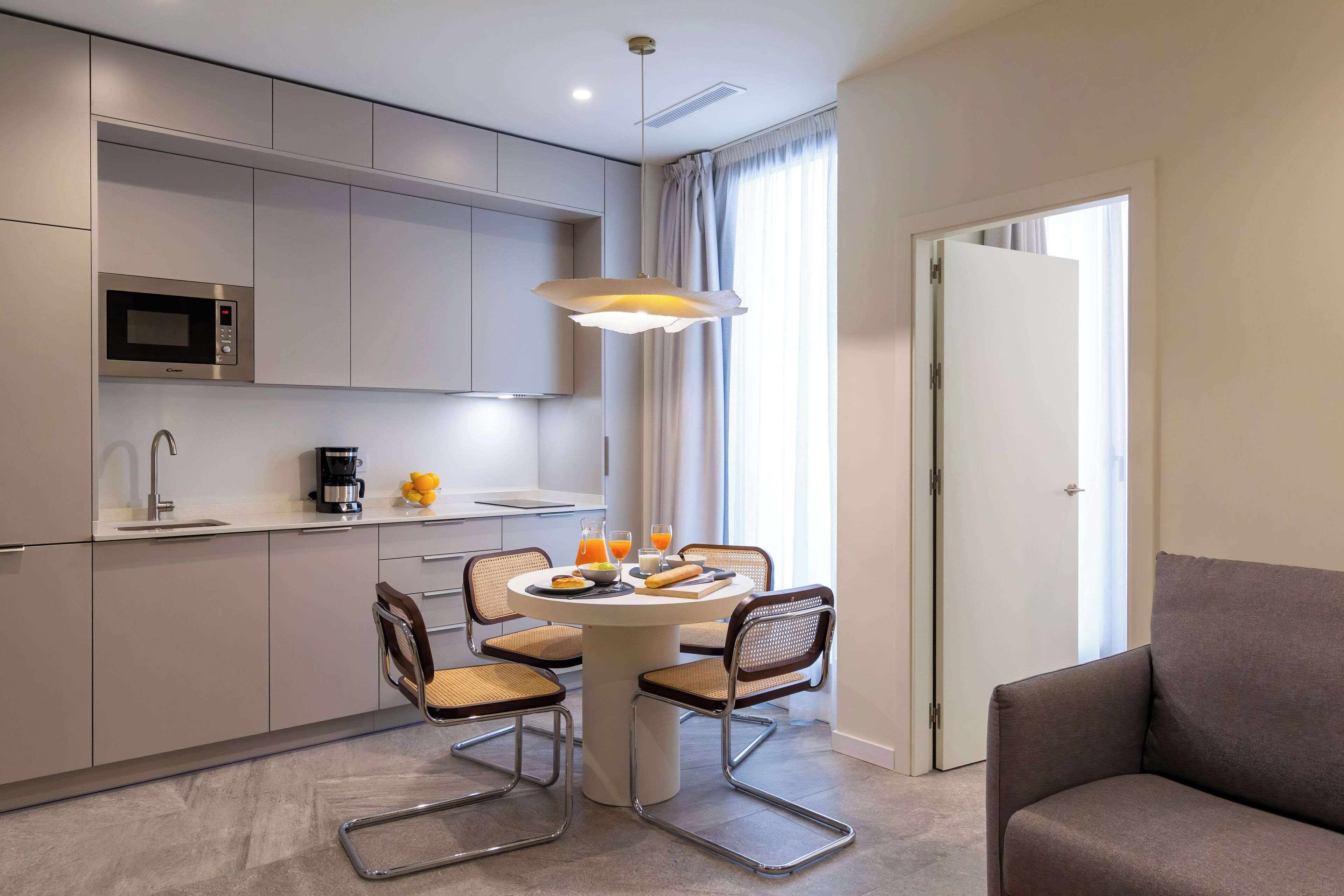 Apartment, 2 Bedrooms | Private kitchen | Fridge, microwave, coffee/tea maker, toaster