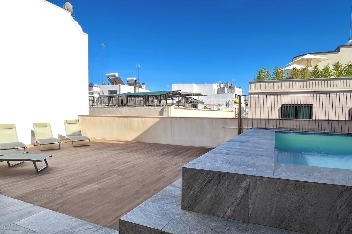 Alloggio su due livelli, 2 camere da letto | Piscina privata