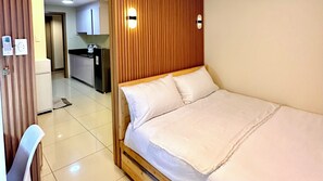 1 bedroom, iron/ironing board, free WiFi, bed sheets