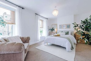 4 bedrooms, iron/ironing board, travel crib, WiFi