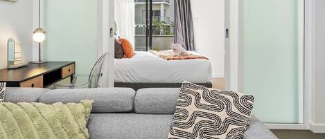 1 bedroom, iron/ironing board, free WiFi, bed sheets