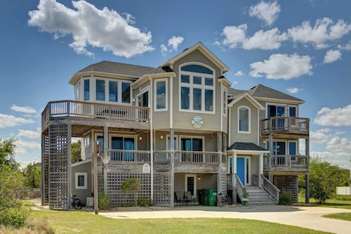 Oceanside in Whalehead with Pool, Spa, Sleeps 18!