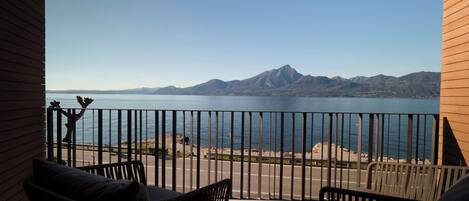 Uitzicht vanaf balkon