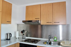 Microwave, stovetop, high chair