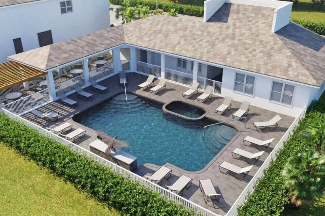 Beheizter Pool