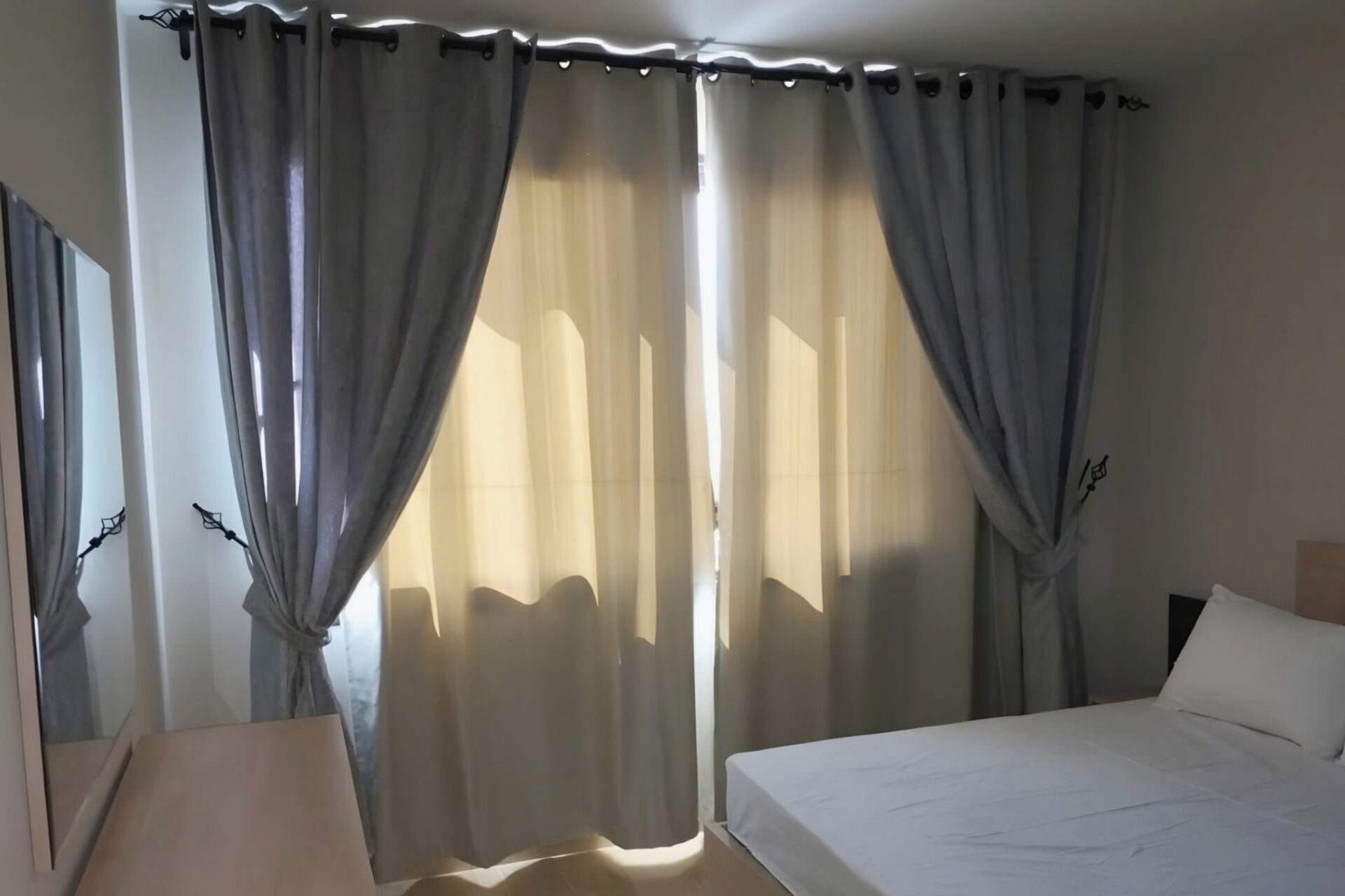 2 bilik tidur, Wi-fi percuma, cadar katil 
