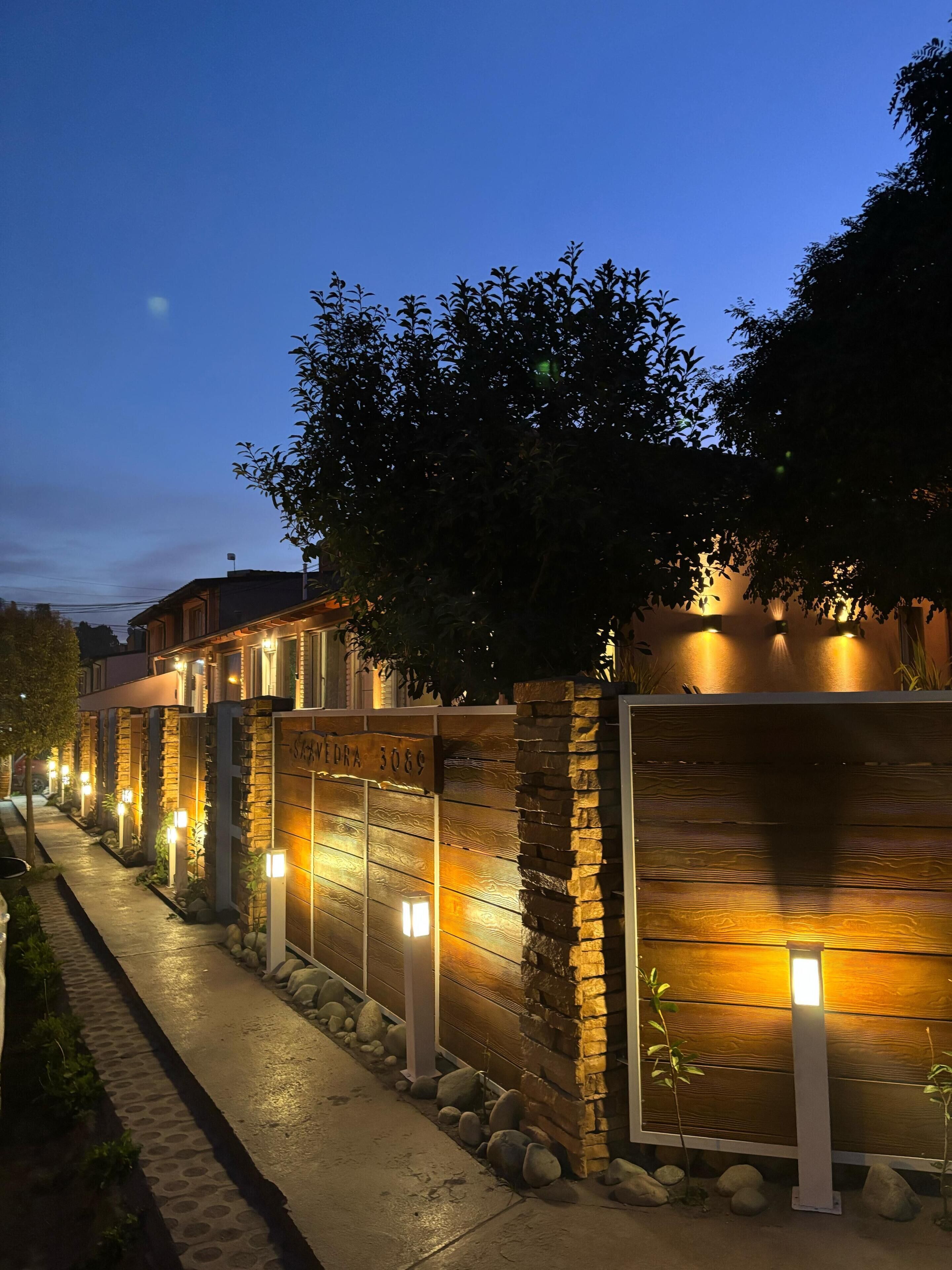 Fachada de la propiedad