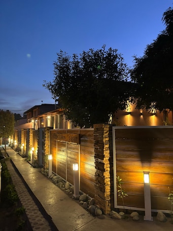 Front of property. Cabañas Sublime Bolson