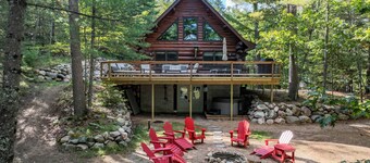 Hot Tub_Waterfront_King Beds_Fast WiFi_Cozy Log Cabin in Eagle River