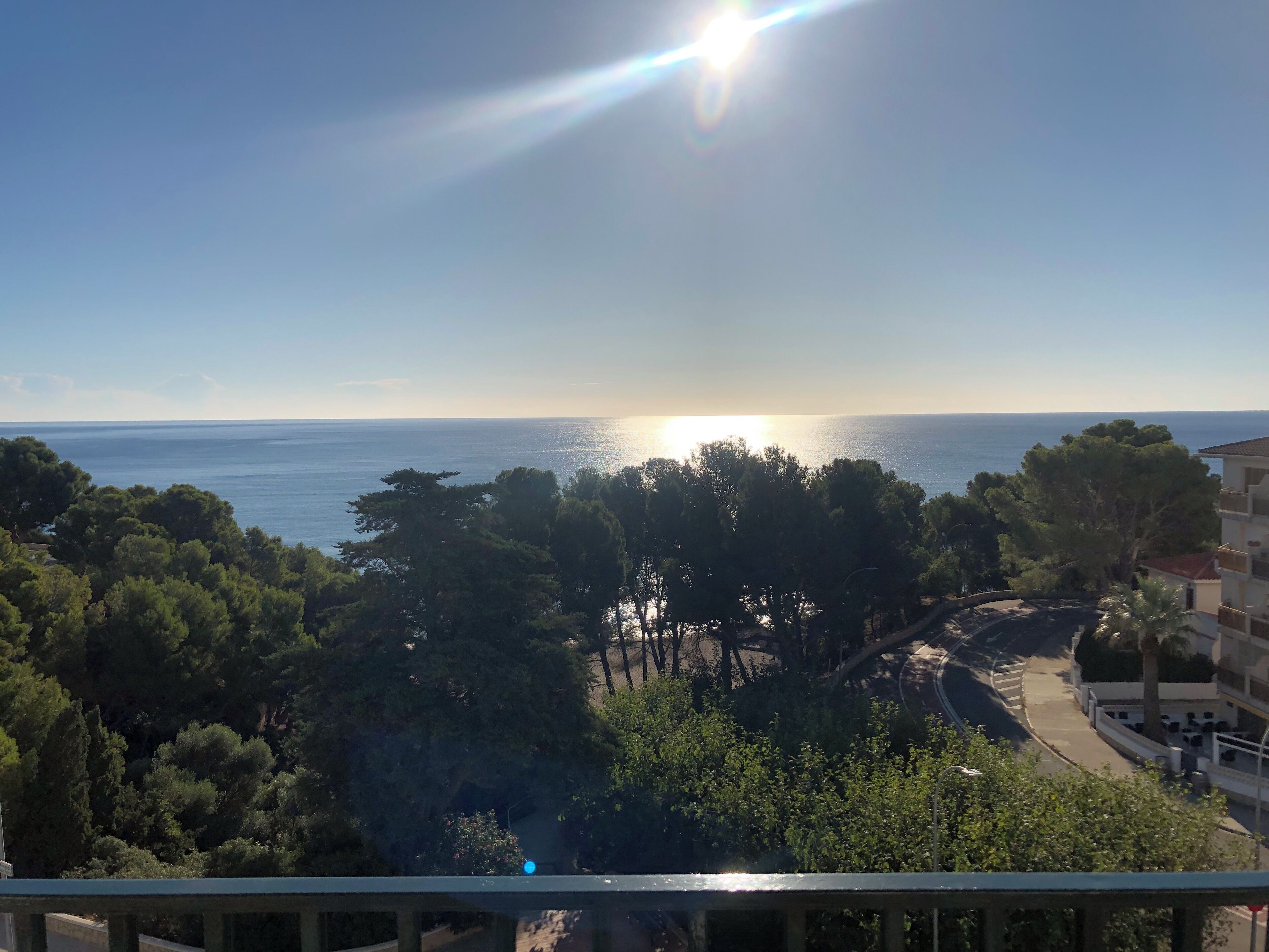 Blick von der Unterkunft