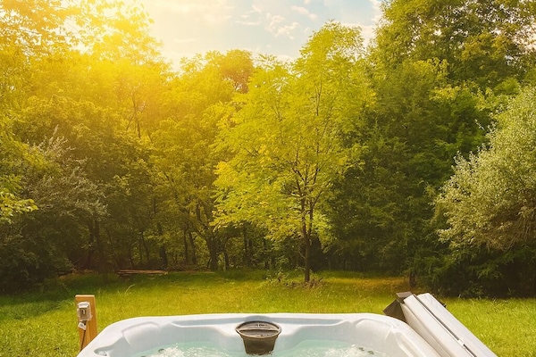 Udendørs spabad