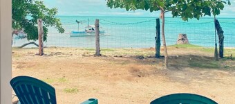 Beach front Villa w/garden and outdoor kitchen,