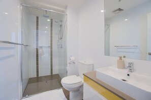 Shower, hair dryer