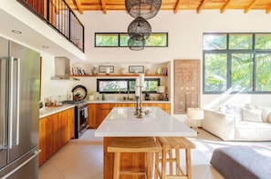 Private kitchen - La Perla A Tropical Gem Beachside Property beach at your door (Santa Teresa)