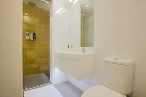Shower, hair dryer