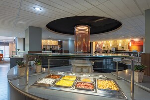 Daily buffet breakfast for a fee