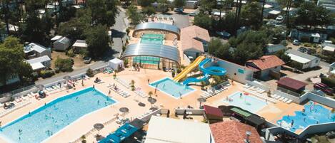 Indoor pool, outdoor pool