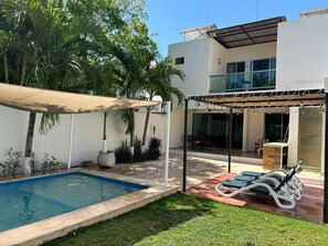 Pool - Charming 3-bedroom Private Pool Villa with AC and WiFi in enjoyable Mérida (Mérida)