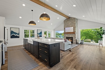 Main house kitchen - fully stocked with everything you need to enjoy a meal in