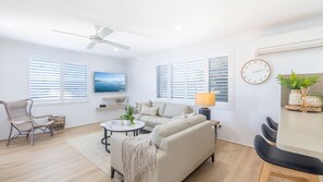 Smart TV, ping pong, books