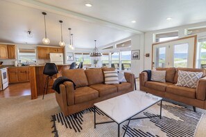 Smart TV, foosball, table tennis, books