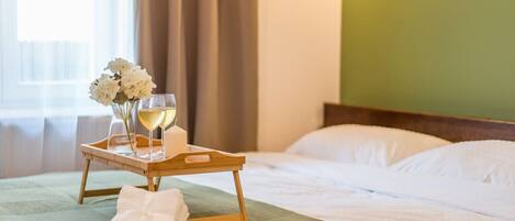 1 sovrum, strykjärn/strykbräda, gratis wi-fi och sängkläder