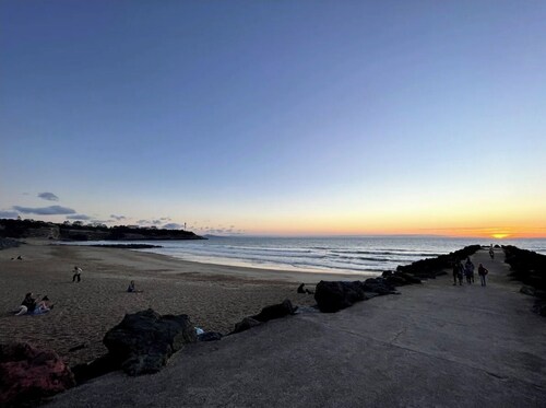 Studio for 3 people 800m from the beach with private parking space.