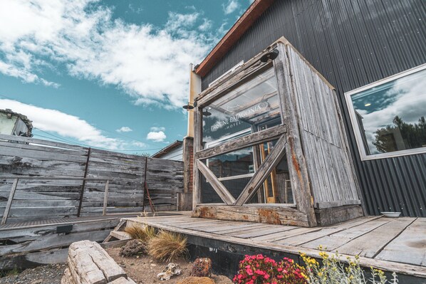 Voorkant van accommodatie