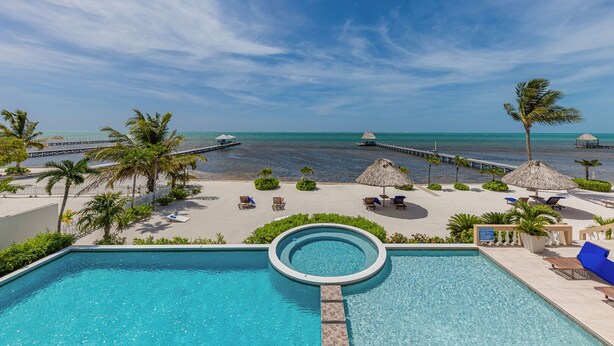 Superior Suite, 3 Bedrooms, Non Smoking | 3 bedrooms, in-room safe, desk, laptop workspace - Hol Chan Ocean Front Residences (San Pedro)