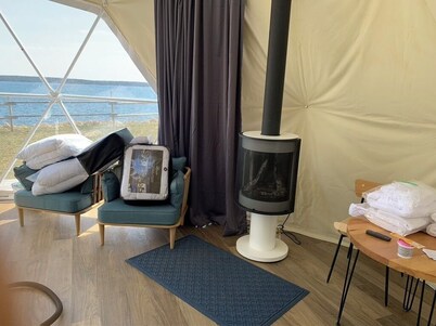 Oceanside Glamping Dome near Lunenburg
