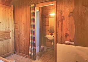 Ducha y secador de pelo