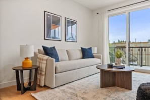 Smart TV, fireplace, table football, offices
