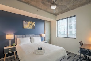Appartement Ville, 1 grand lit et 1 canapé-lit | Bureau, espace de travail pour ordinateur portable