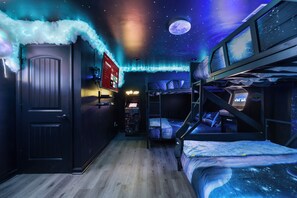 12 bedrooms, desk, iron/ironing board, travel cot