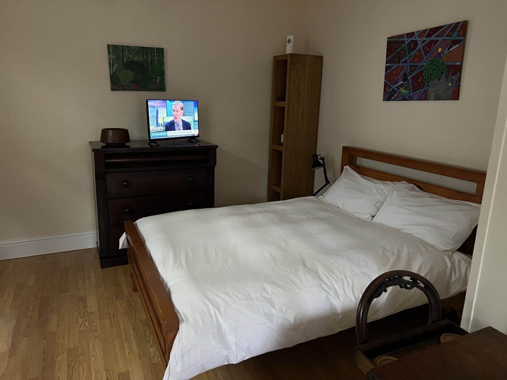 Blackout drapes, iron/ironing board, free WiFi