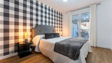 2 chambres, fer et planche Ă repasser, Wi-Fi gratuit, draps fournis
