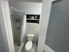 Shower, hair dryer, towels, soap - Charming one bedroom with AC and WiFi in lovely Miami (Miami)