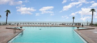 Breathtaking Direct Oceanfront Views! Huge Community Pool, Private Beach Access!