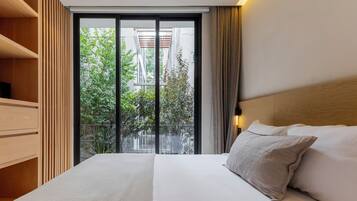 Apartamento de lujo | 1 dormitorio, caja fuerte, escritorio
